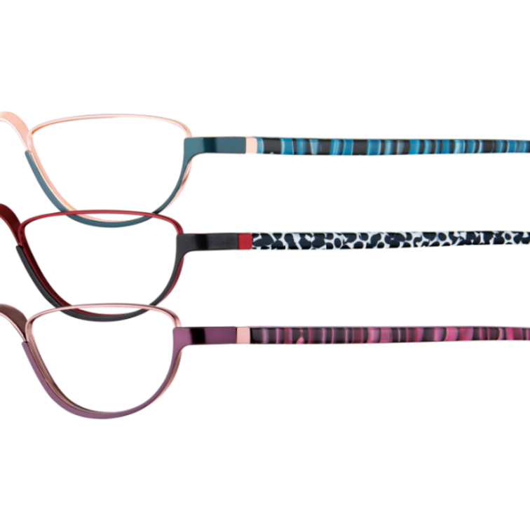 VISTAN Brille 2752-23 lila matt auf braun