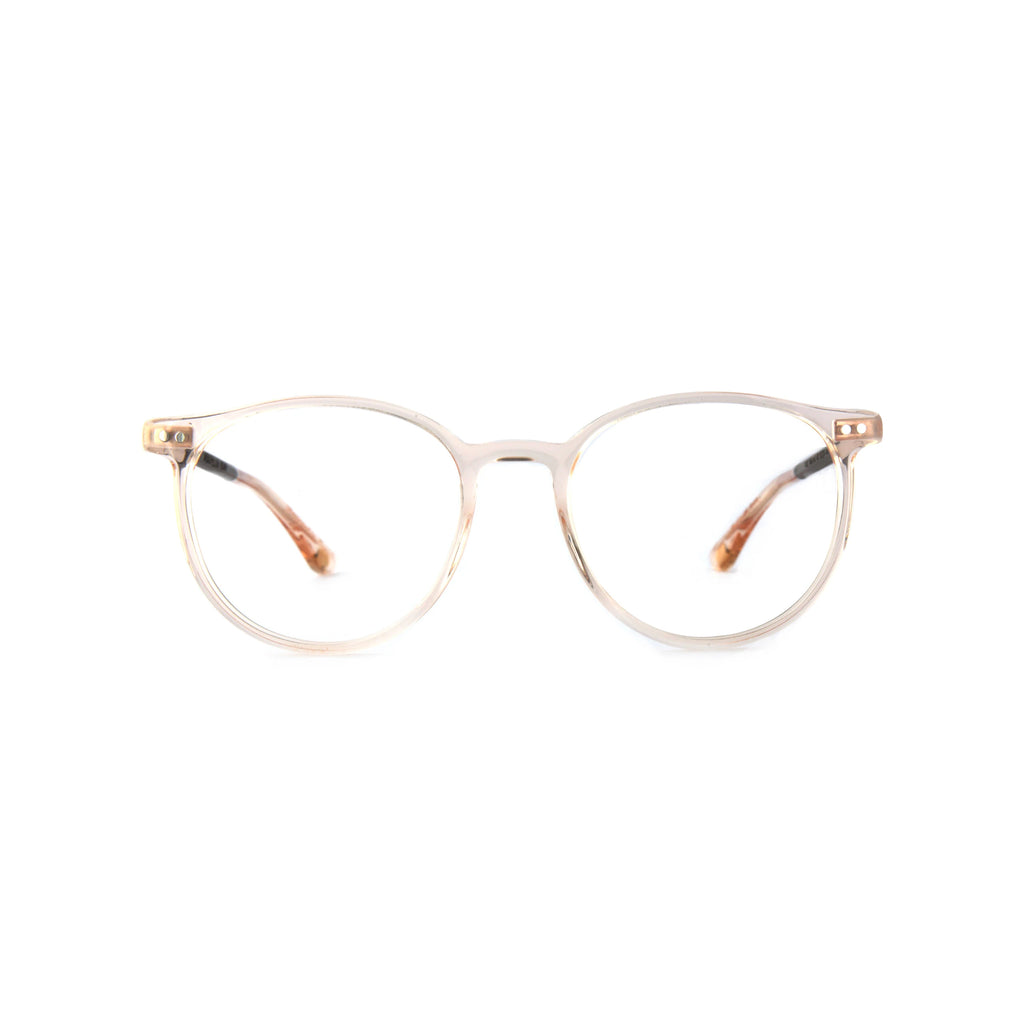 Woodfellas Brillenfassung Point 11037 Schwarzeiche Gold Transparent