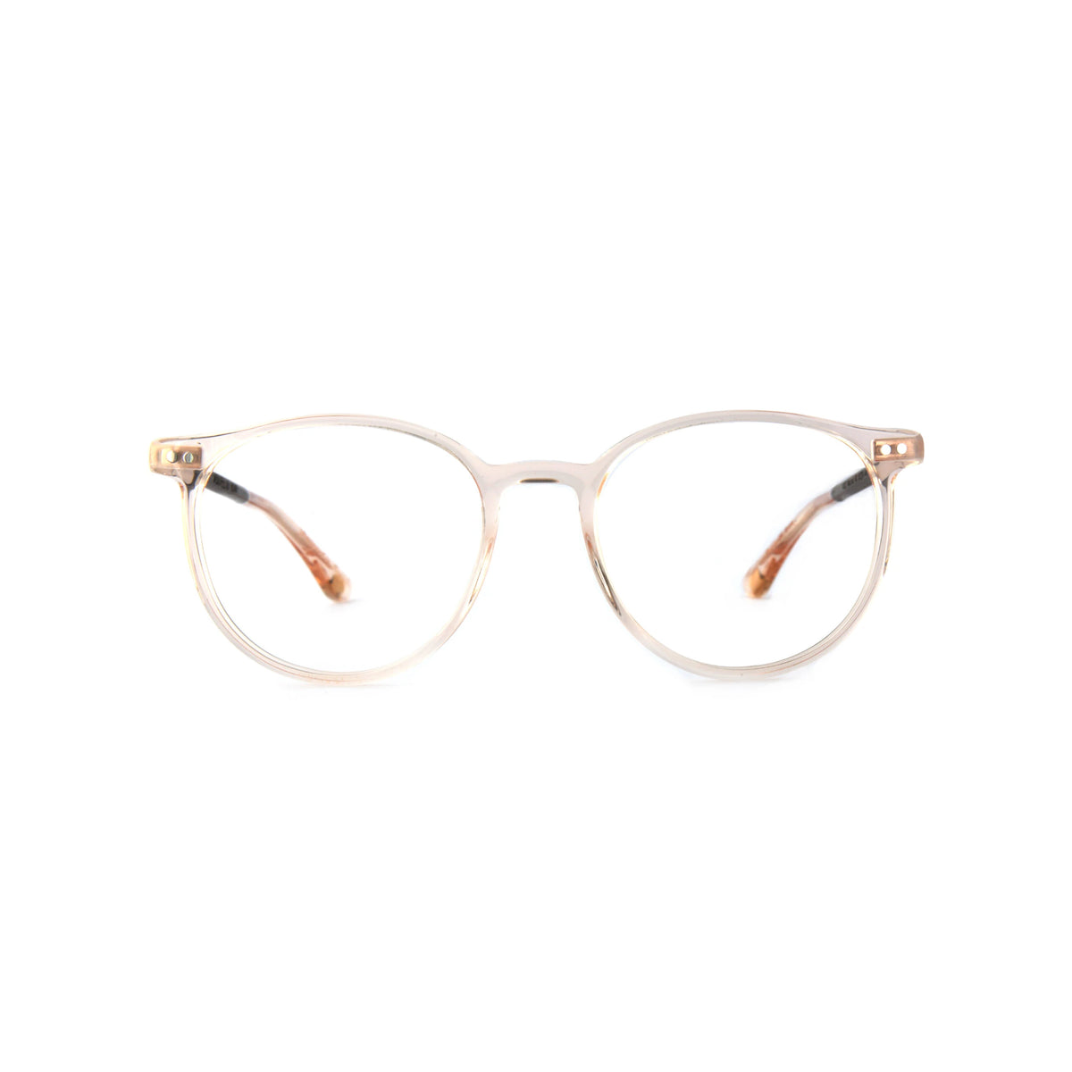 Woodfellas Brillenfassung Point 11037 Schwarzeiche Gold Transparent