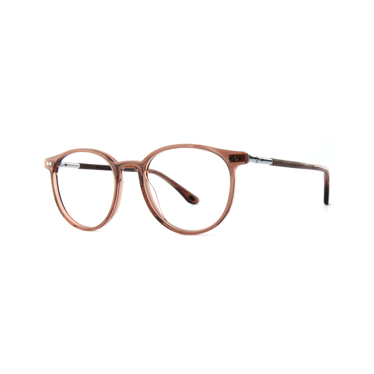 Woodfellas Brillenfassung Point 11037 Curledholz Braun