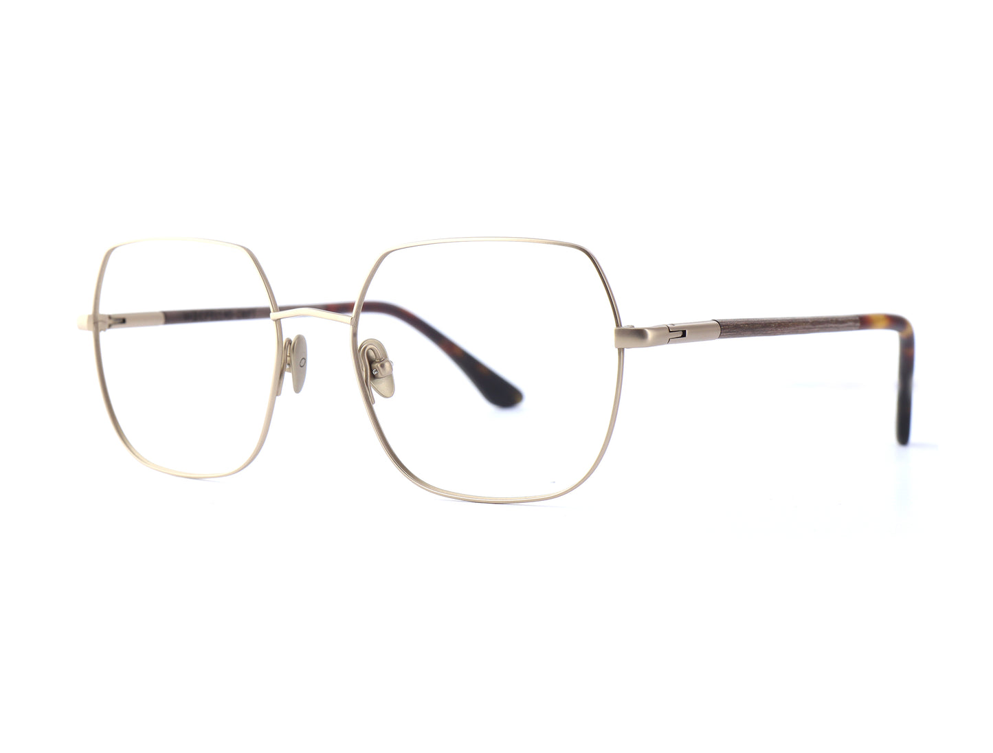 Woodfellas Brillenfassung Drift 11049 Curledholz Gold