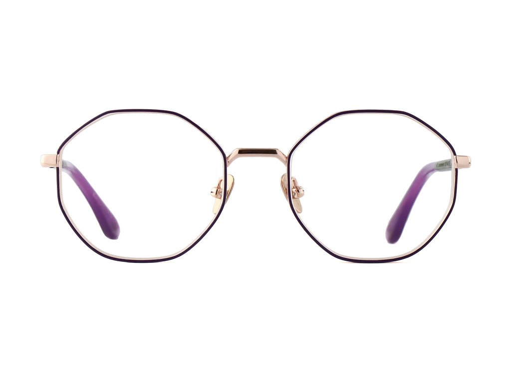 Woodfellas Brillenfassung Ease 11087 Schwarzeiche Rosé Violet