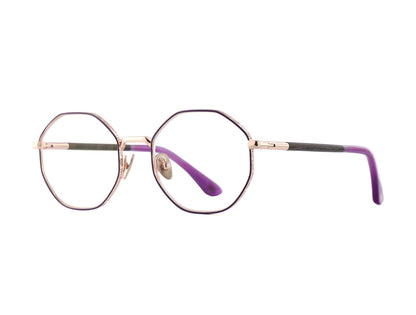 Woodfellas Brillenfassung Ease 11087 Schwarzeiche Rosé Violet