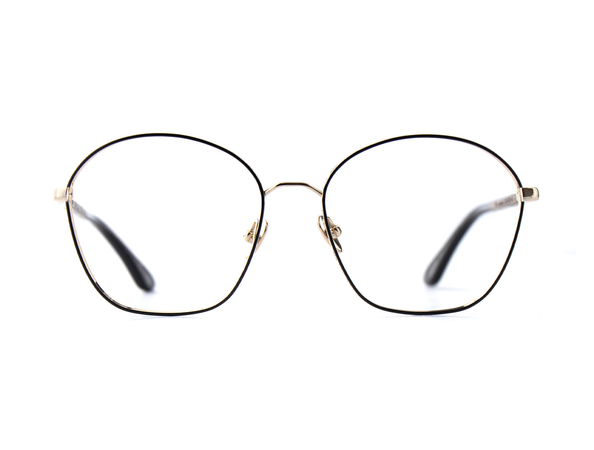 Woodfellas Brillenfassung Twist 11088 Curledholz Gold Schwarz