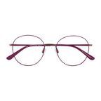 VISTAN Brille Titan 4540-3 aubergine metallic auf braun matt
