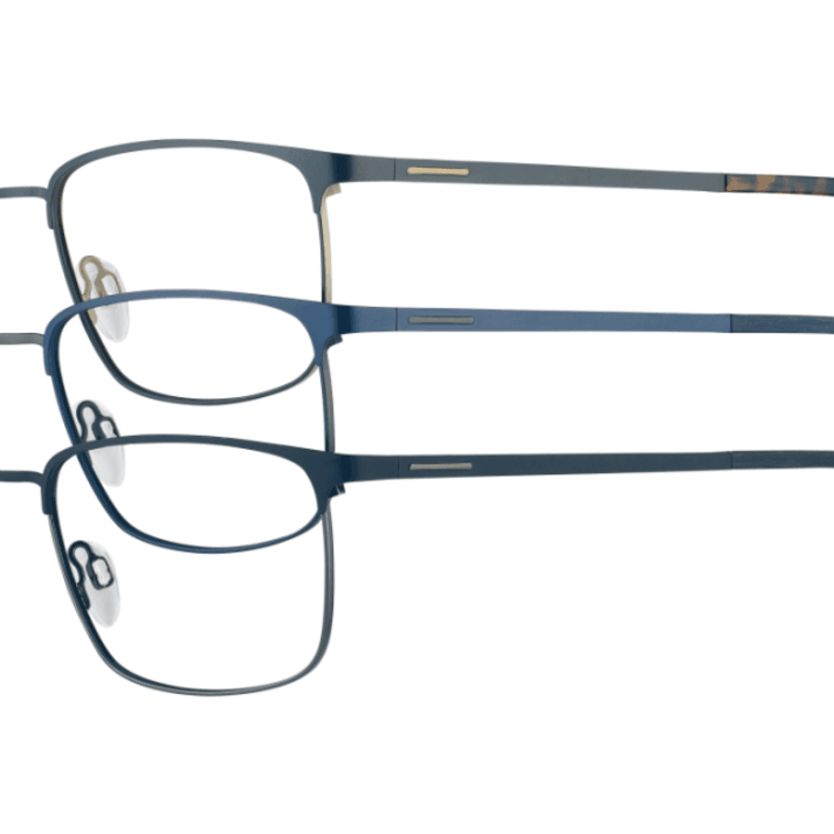 VISTAN Brille Flex 2251-3 schwarz matt auf dunkelgun