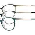 VISTAN Brille 6774-2 schwarz auf kristall