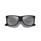 Ray Ban Sonnenbrille Justin 0RB4165 622/6G schwarz matt