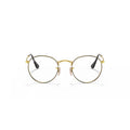 Ray Ban Brille Round Metal 0RX3447V 2991 schwarz auf gold