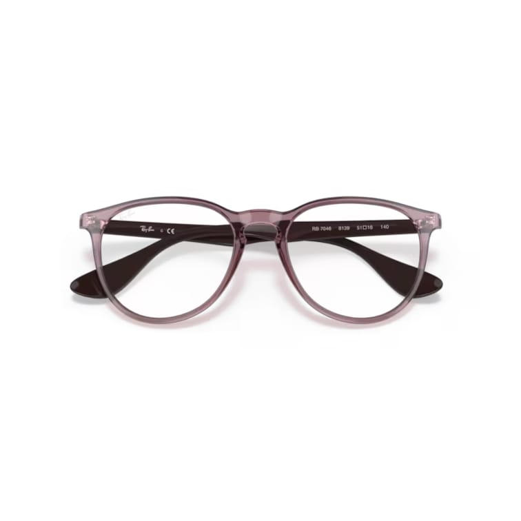 Ray Ban Brille Erika 0RX7046 8139 violett transparent