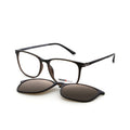Vienna Design Brille mit Clip UN818-03 braun matt