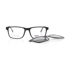 Vienna Design Brille mit Clip UN766-3 schwarz-grau