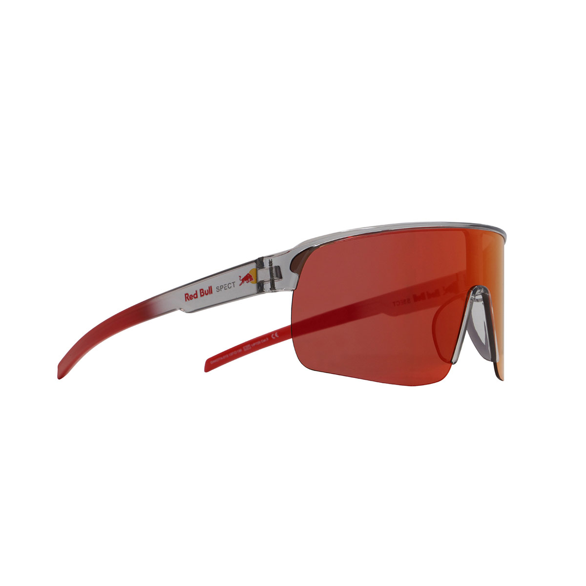 Red Bull SPECT Eyewear Sonnenbrille DAKOTA-013 transparent grau rot