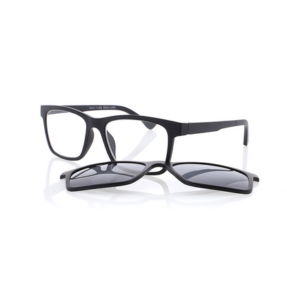 MPO Lesehilfe KLH188-1 schwarz mit Sonnenclip