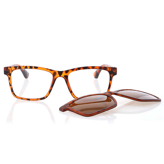 MPO Lesehilfe KLH188-2 braun mit Sonnenclip