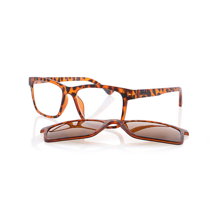 MPO Lesehilfe KLH188-2 braun mit Sonnenclip