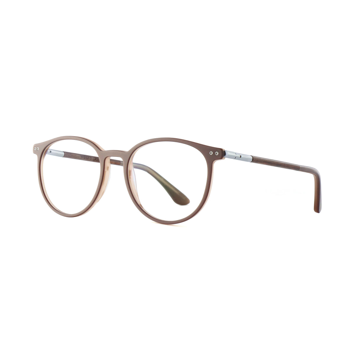 Woodfellas Brillenfassung Point 11037 Ebenholz Braun