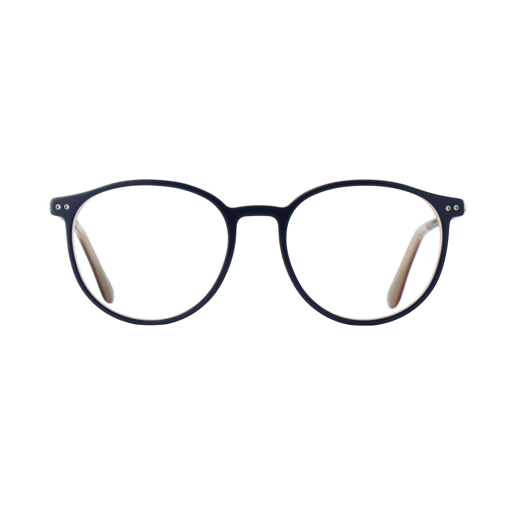 Woodfellas Brillenfassung Spot 11120 Makassarholz Blau