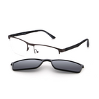 Vienna Design Brille mit Clip UN777-03 grau