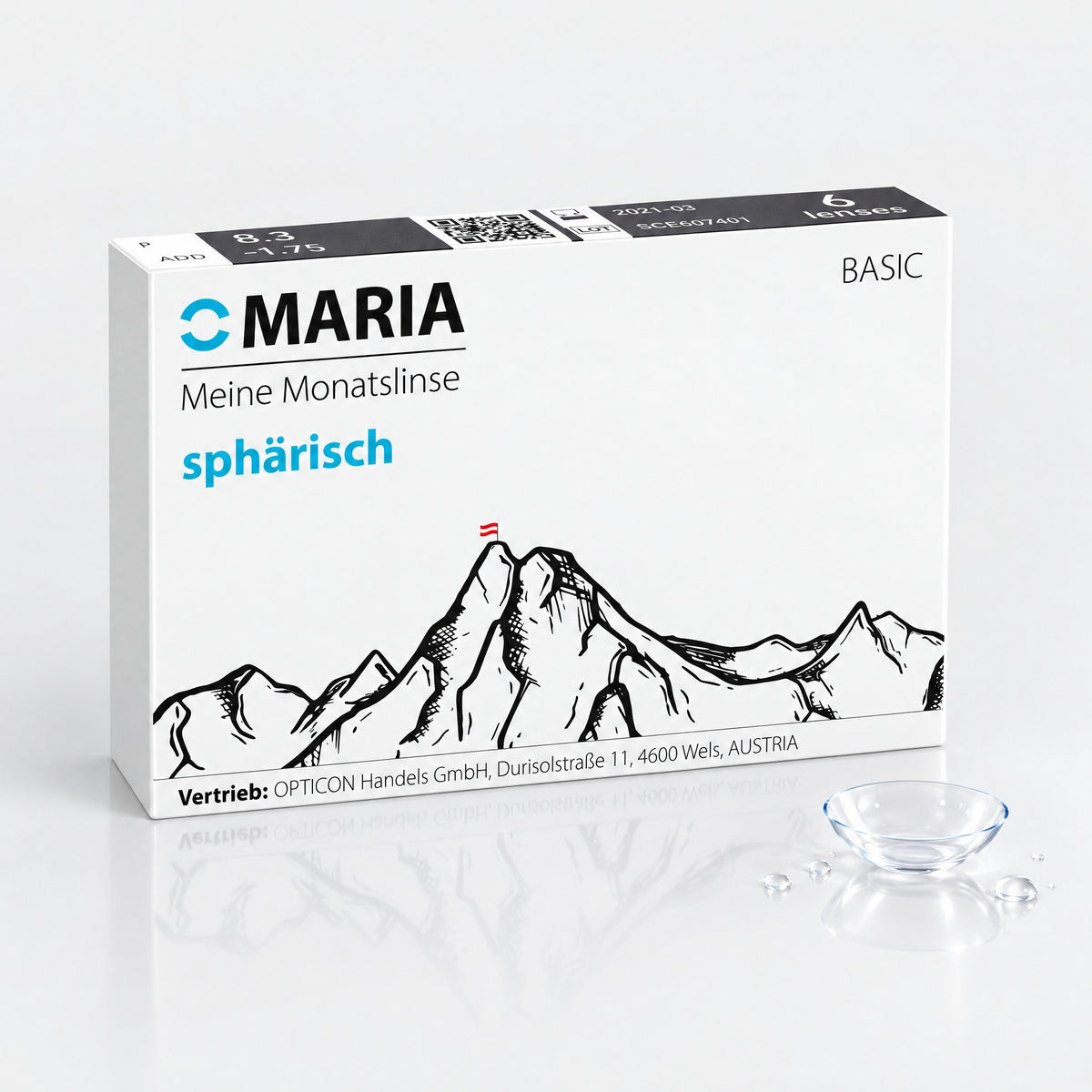 Maria Meine Monatslinse sphärisch 6er