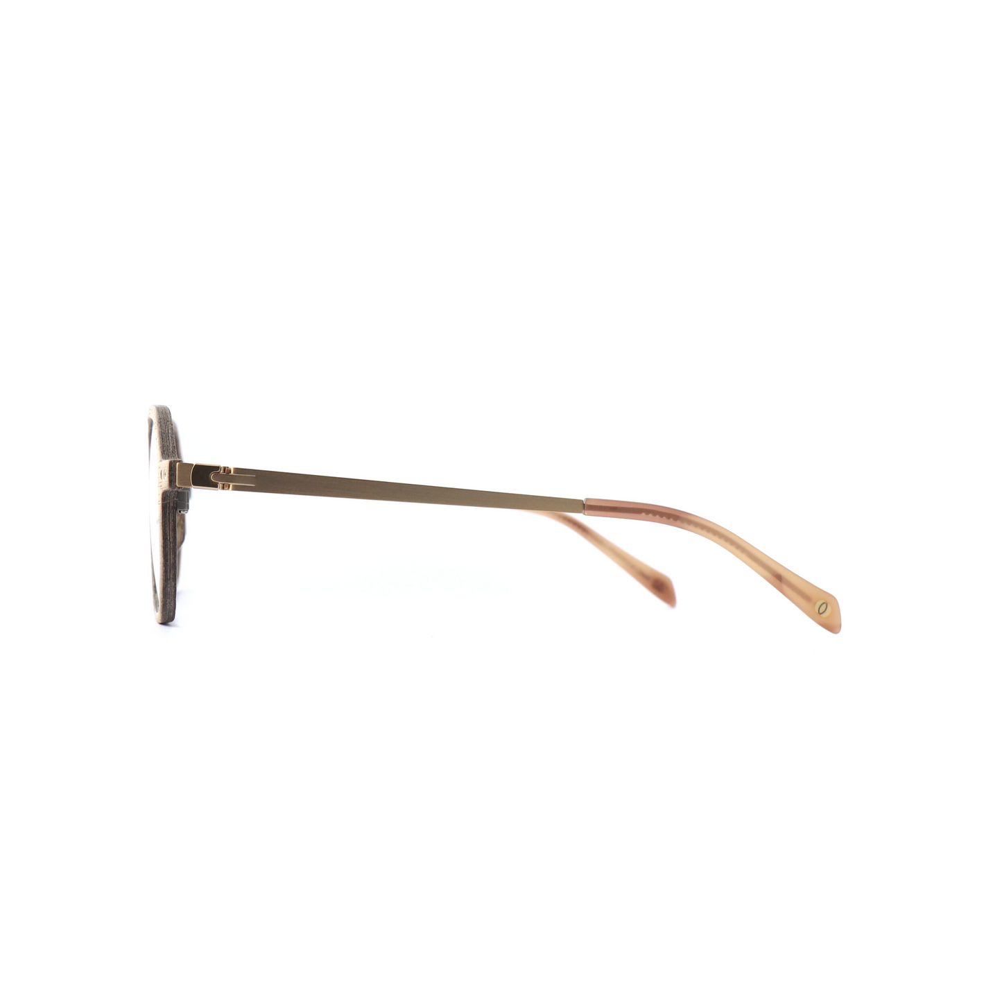 Woodfellas Brillenfassung Blomberg Air 11032 Walnussholz Gold