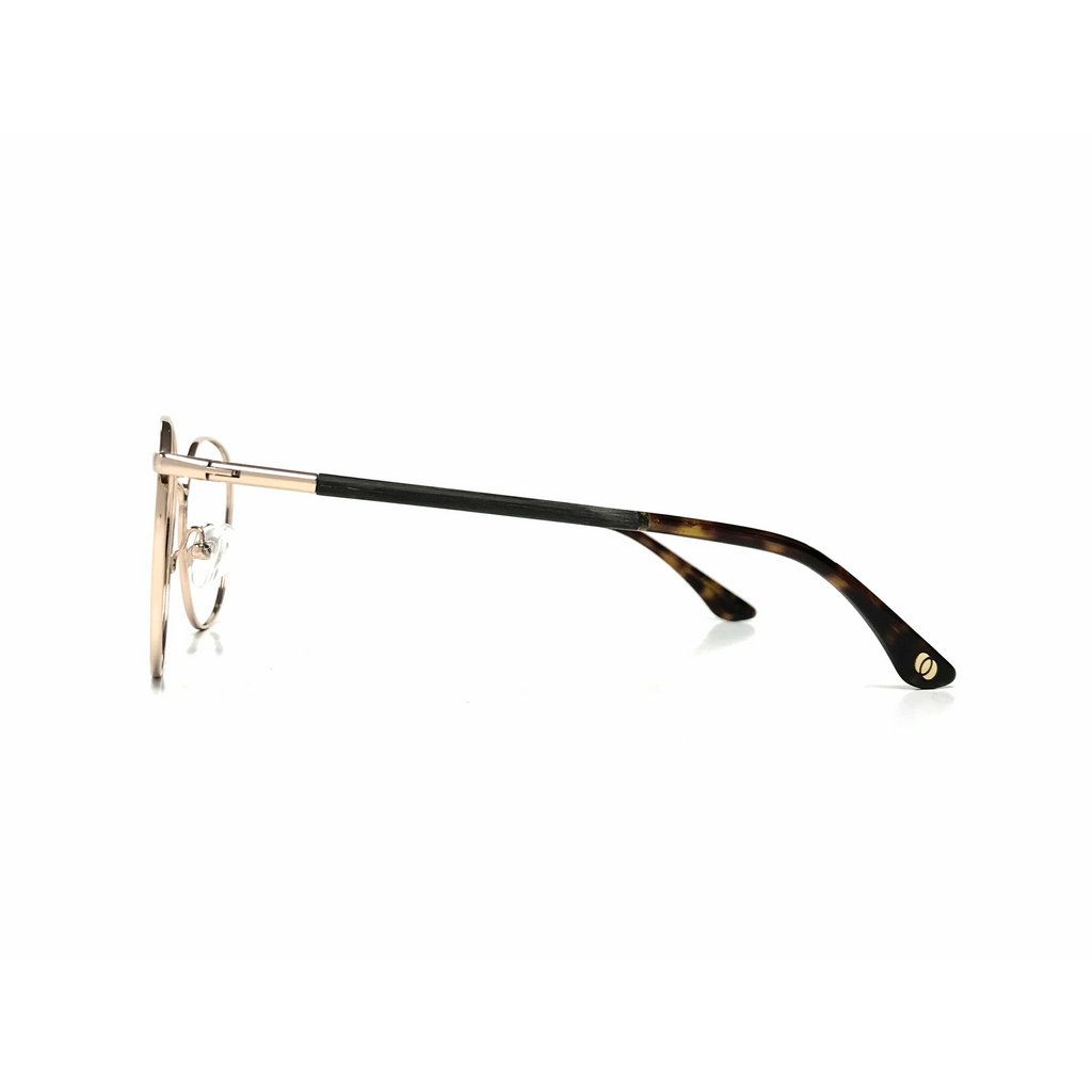 Woodfellas Brillenfassung Braunfels 11010 Curledholz Gold