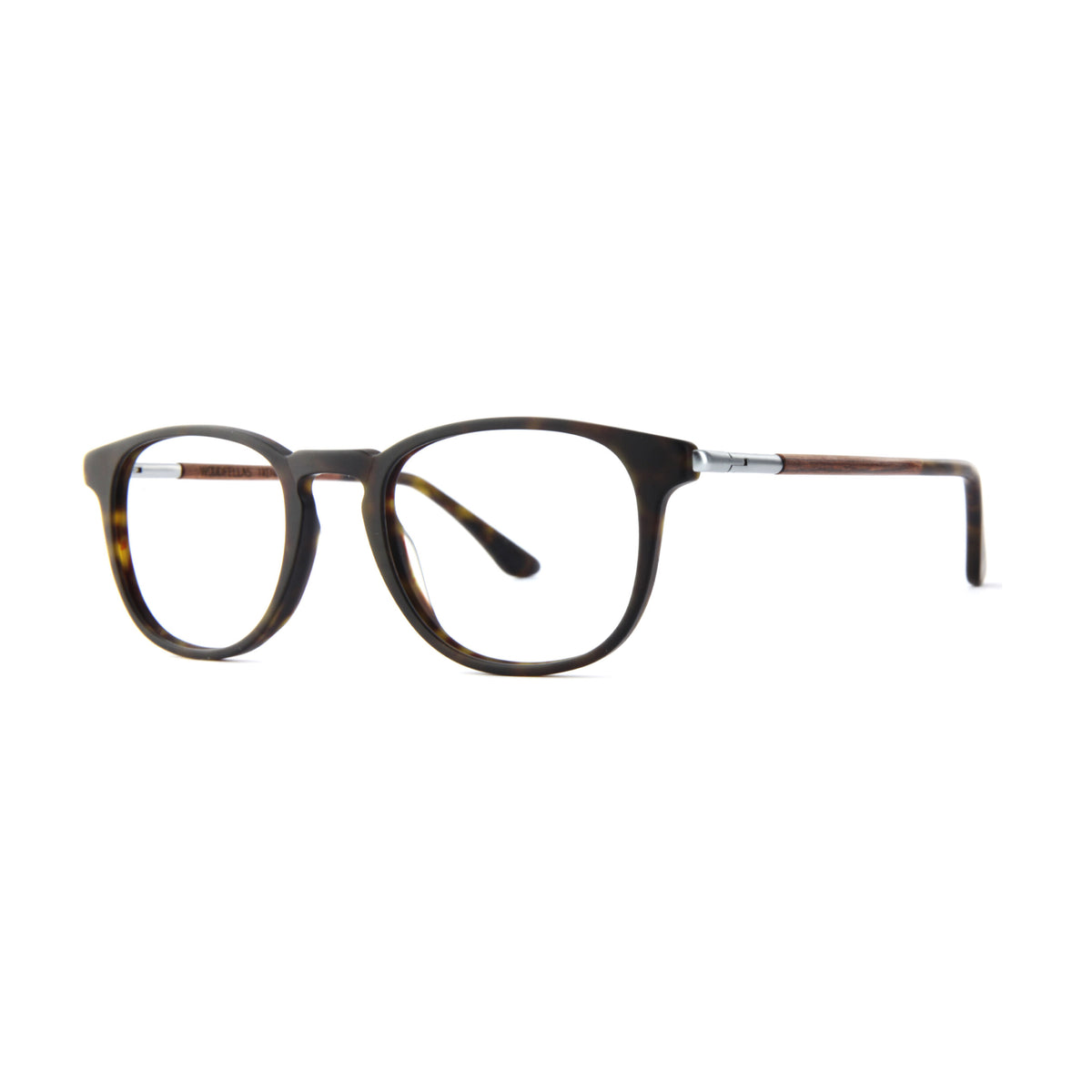 Woodfellas Brillenfassung Irenic 11021 Walnussholz Havanna Braun