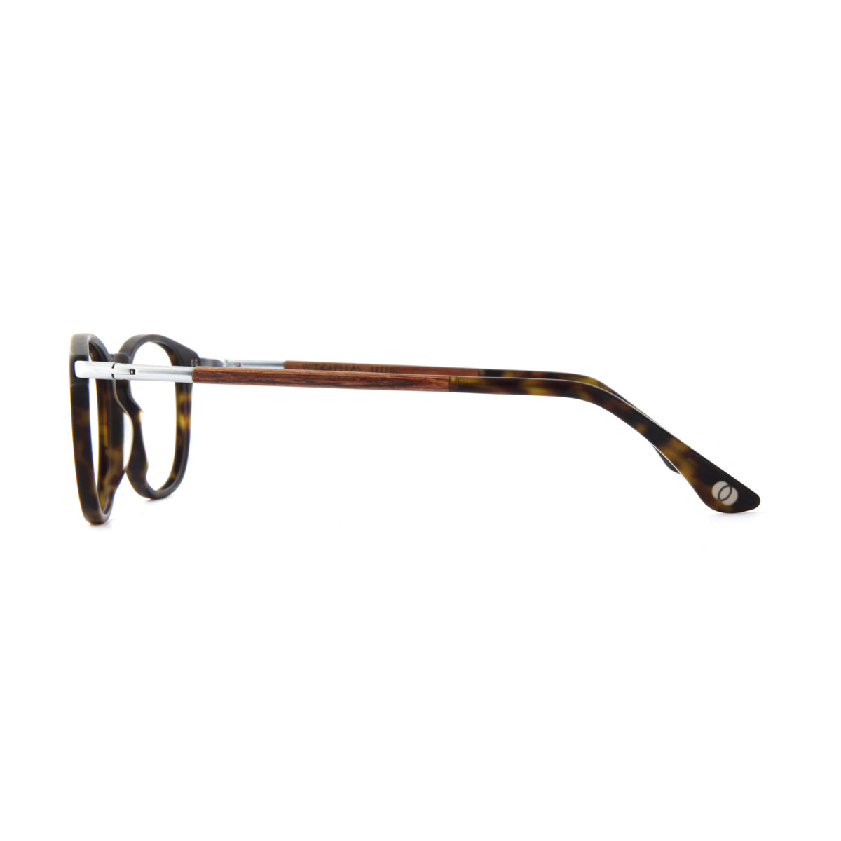 Woodfellas Brillenfassung Irenic 11021 Walnussholz Havanna Braun