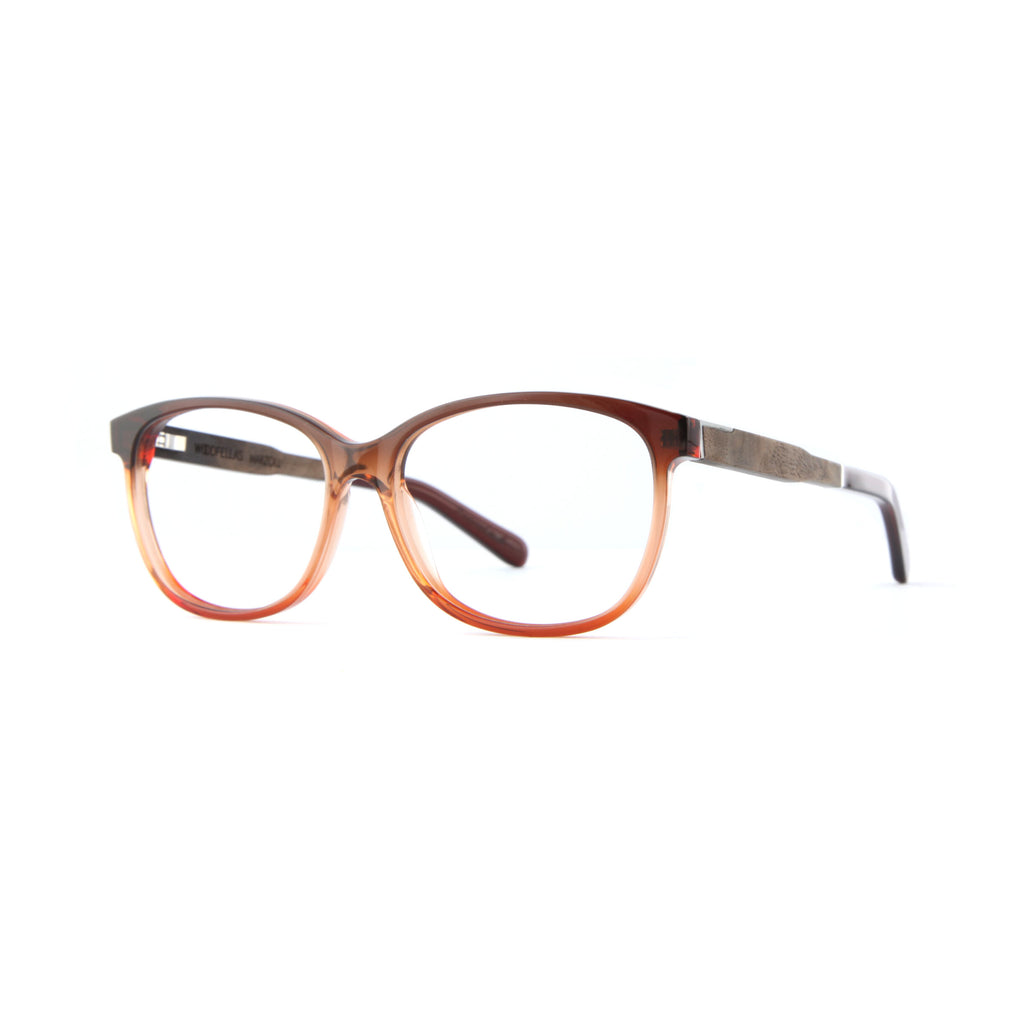 Woodfellas Brillenfassung Marzoll Premium 11014 Wurzelholz Braun